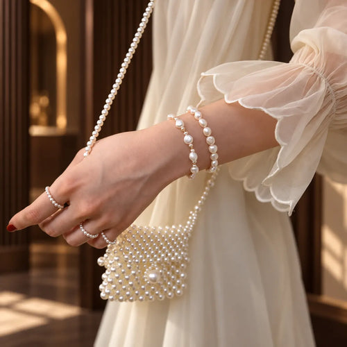Ornarelle Baroque Pearl Gold Filled Bracelet