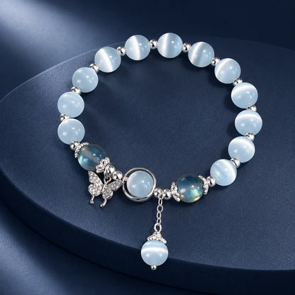 Ornarelle Cat Eye Bell Beaded Bracelet